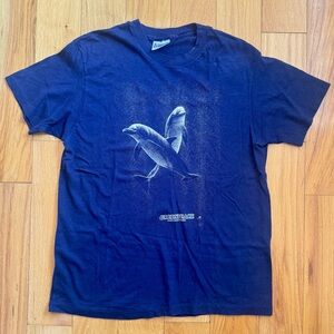 Vintage 1979 Greenpeace Dolphin Tee Hanes USA L